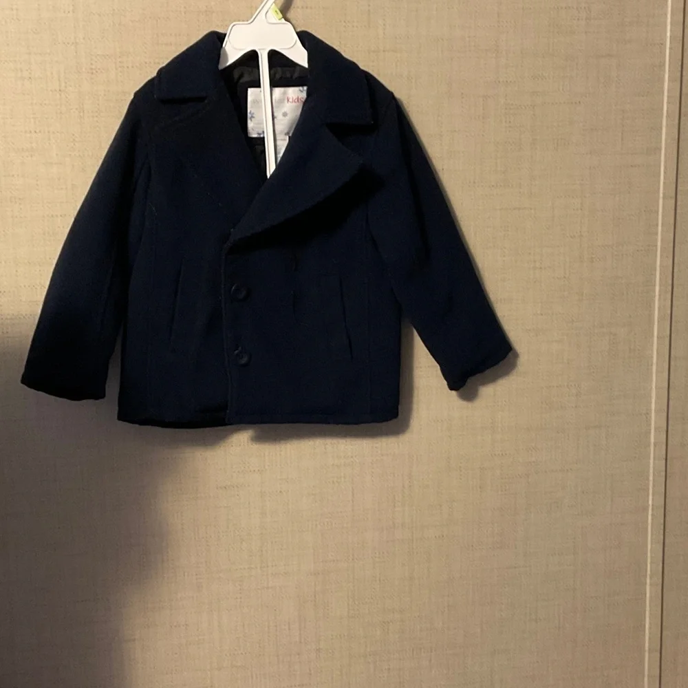 Wonderkids Navy Pea Coat for Kids
